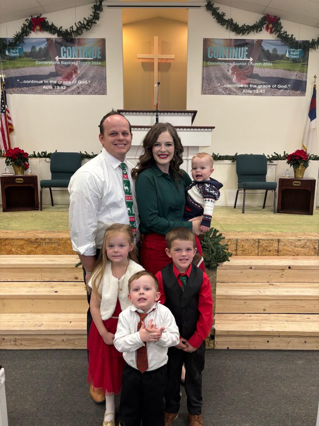 Tirzah graduated from the  Nursing Program at Northland Pioneer College in Winslow, Arizona. She took a medical missions trip to the Amazon in July of 2017.

Tirzah taught a Sunday School class for many years. She also taught in the Children's Church ministry and sang in the church choir.

On October 27, 2017, Tirzah married Bro. Chris Cowan. He works on staff with his father, Pastor Doug Cowan, at Cornerstone Baptist Church in Las Cruces, New Mexico.

Chris and Tirzah are the proud parents of twins, Nathanael Edward and Naomi Tirzah! They were born on September 10, 2019. They were blessed with a third child on December 7, 2021 when they welcomed Nehemiah Christopher Cowan into the world. Noah James Cowan joined the family on October 10, 2023.