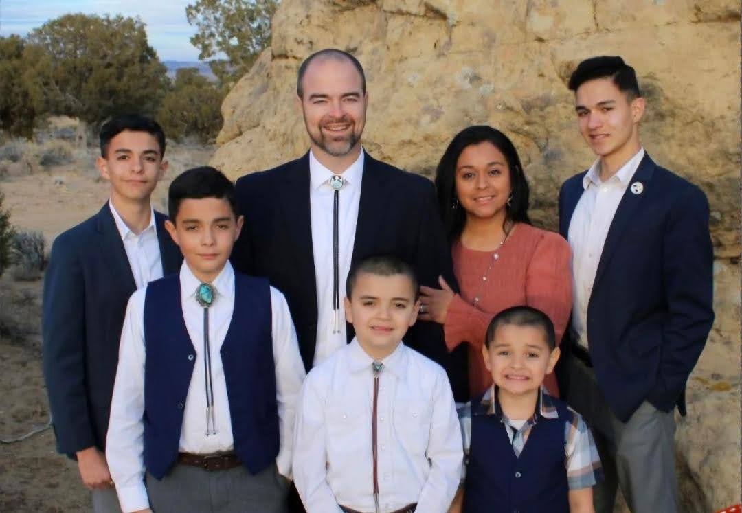 Joel and Fabiola Haynes are missionaries to the Navajo Nation. They are sent out of our home church, Trinity Baptist Church of Arlington, Texas.

Joel and Fabi started a church in the community of Nazlini, about 20 miles north of Ganado. The start date for this new work was July 29, 2012. In August of 2015, this work was turned over to a Navajo pastor, Bro. Fernando Jones. Joel also helped us with the launch of Ganado Baptist Bible College, which began in August of 2012.  Joel and Fabi have started a new work in the community of Pinon called Strong Hold Baptist Church. They also planted Chambers Baptist Church in Chambers, Arizona. Feel free to visit Joel's website to learn more about the ministry God has called them to do. 

Joel and Fabi have five sons; Joel, Jr., who was born on June 26, 2010; Judah Mark who was born on April 14, 2012; Joseph Titus (He goes by Titus), was born October 8, 2014; Justus Lloyd who was born on May 16, 2017, and Jonas James who was born on June 26, 2019.