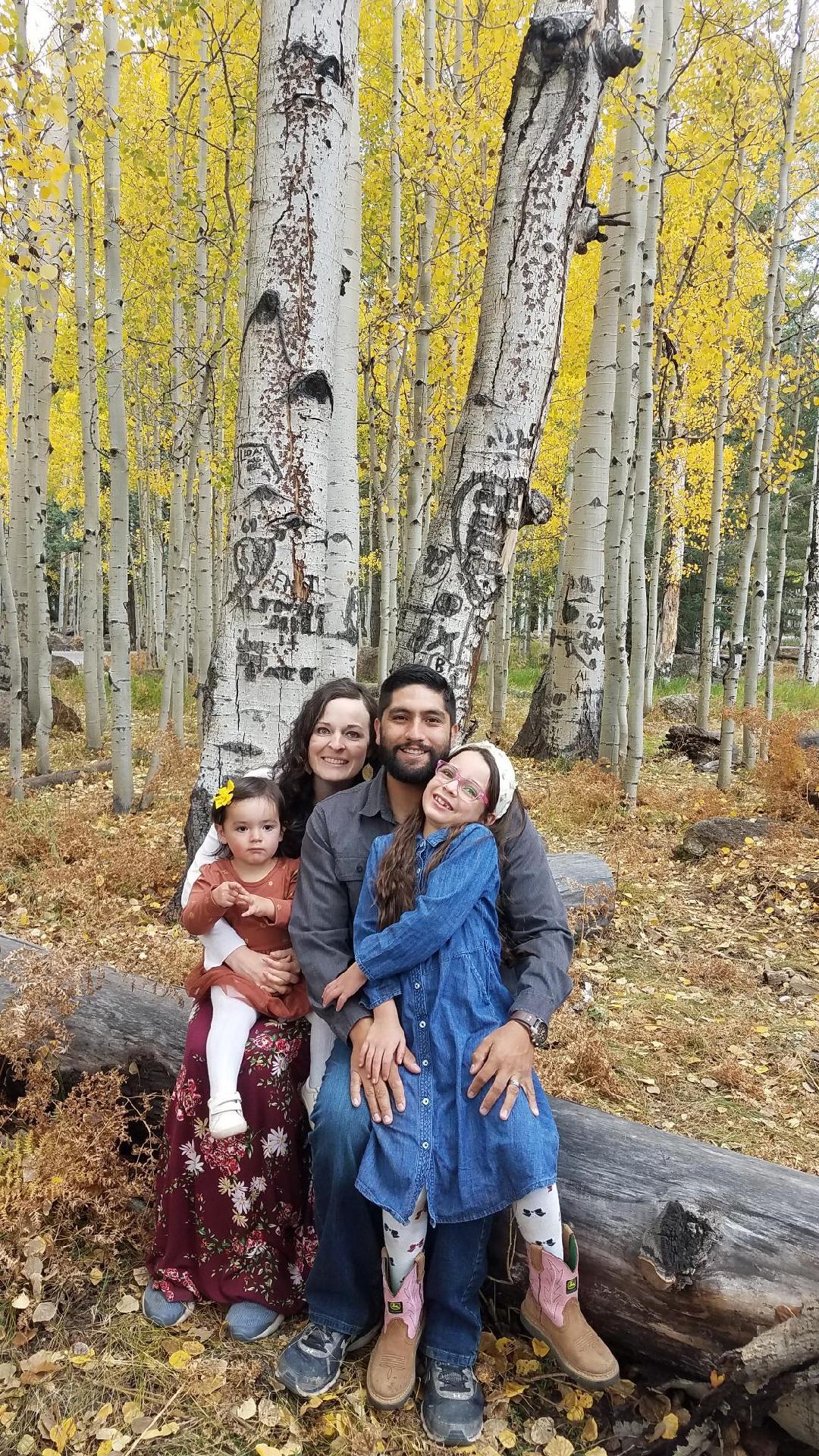 Esther and David were married on March 29, 2014. David's family are longtime members of our home church in Arlington and are wonderful people. 

Esther  graduated as Valedictorian from Trinity Baptist Bible College in May of 2013 where she majored in Secretarial Science.

While growing up on the Reservation, Esther was active in many aspects of the work. She assisted in Sunday School and sang often with her mom and sister. She was a special education assistant for two years in the Ganado Unified School District.  She was also a martial arts instructor.

Esther and David are now living in Chambers, Arizona, where David is the Pastor at Chambers Baptist Church.

They are blessed with two beautiful little girls, Adelyyn Soledad, and Alaina Patricia.